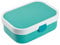 Mepal Brotdose Kinder - Bento Box Kinder - Brotdose Kinder mit Fächern & Gabel - Meal Prep Box mit Clip-Verschluss - BPA-frei & Spülmaschinenfest - 750 ml - Turquoise