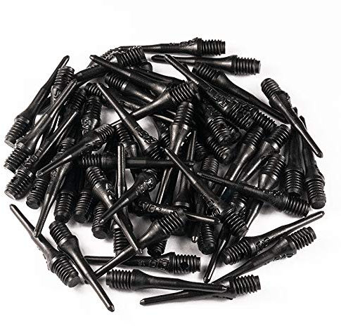 Evolution Original EVO Dartspitzen 2BA Long EVO Points (100 Stück, Schwarz)