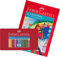 Faber-Castell 112435 Buntstifte Colour Grip 2001, 36er Metalletui (mit Zeichenblock A3)