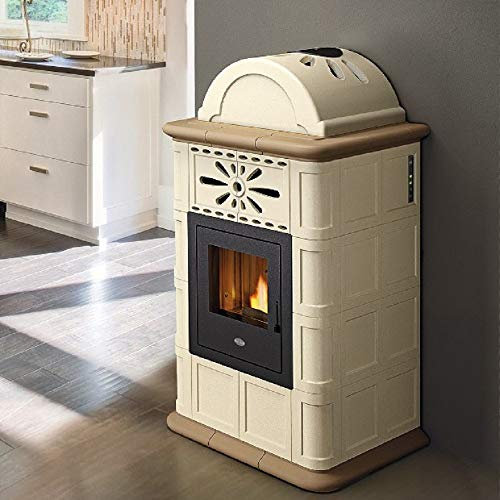 Eva Calòr Rosy Stufa a Pellet: Colore - Nocciola