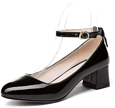 Cocey Escarpins Simples pour Femme avec Bride à la Cheville et Talon épais
