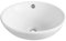 Lavabo Baño DeerValley DV-1V062 Symmetry - Lavabo Sobre Encimera Circular Blanco con Trop-plein, Encimera Lavabo de Cerámica para Baño, 450 x 450 mm