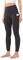 Leovqn Damen Sport Leggings Blickdicht Sporthose Hohe Taille Yoga Leggings mit Seitentaschen Schwarzer Granit L