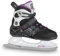 FILA Damen FILA Primo Ice Lady Freizeitschlittschuh Damen Eishockey Eislaufen Edelstahlkufe Starker H, schwarz/weiß/magenta, 39 EU