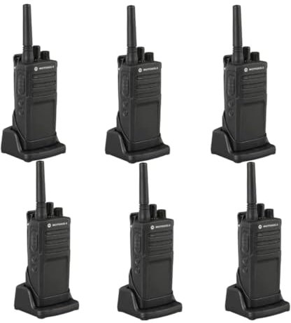 Motorola XT420 Licence Free Business Radio Walkie Talkie With Single Chargers - Six Pack