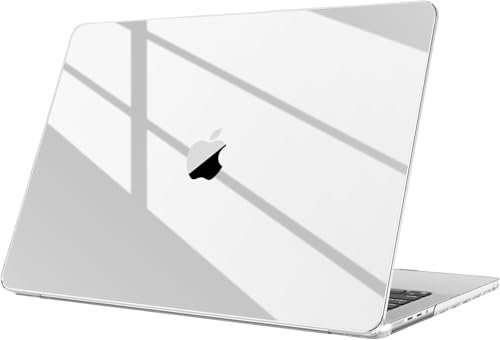 FINTIE Case Compatible with MacBook Pro 16 inch (2024-2021) M4/M3/M2/M1, Protective Snap-On Hard Shell Clear Cover Fit Touch ID and Retina Display, Crystal Clear