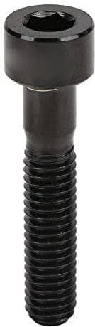 VBESTLIFE Bike Headset Cap,Headset Stem Top Fixing M6x30mm Column Head Bike Stem Screw Titanium Alloy for Bike Repair(Black)