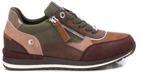 REFRESH - Zapatilla Mujer Kaki - Calzado Cómodo y Versátil - Moda Casual - Modelo 17140104 (Talla 40)