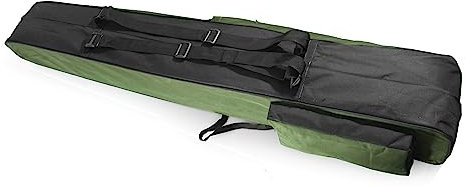 Aves-24 Rutentasche Angeltasche ANGELKOFFER 1, 2 oder 3 Fächer 80 bis 190cm Fishing Angeln Tasche (2 - Fächer, 160cm)