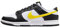 NIKE Dunk Low Herren-Schuhe, Schwarz/Opti Gelb-Weiß, Größe 45, Black Opti Yellow White, 45 EU