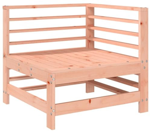 vidaXL Garten Ecksofa, Modular Gartenmöbel, Sofa Lounge Sessel für Garten Terrasse Balkon, Gartensofa Gartensessel, Massivholz Douglasie
