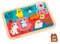 Janod - Chunky Puzzle - Die Haustiere - FSC-Holz - 7 Teile - Fördert Feinmotorik, Konzentration und Fantasie - Ab 18 Monaten, J07122