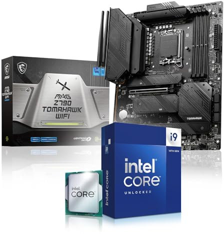 Aufrüst Kit Intel Core i9 14900K, MSI MAG Z790 Tomahawk WiFi, be Quiet! Dark Rock 4 Kühler, ohne Arbeitsspeicher, komplett fertig montiert und getestet