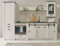 Furn.Design Küche Küchenzeile weiß Pinie und grau/anthrazit Küchenschrank Set 5-teilig Singleküche komplett Kücheneinrichtung 284 x 200 cm Stove (Set 3)