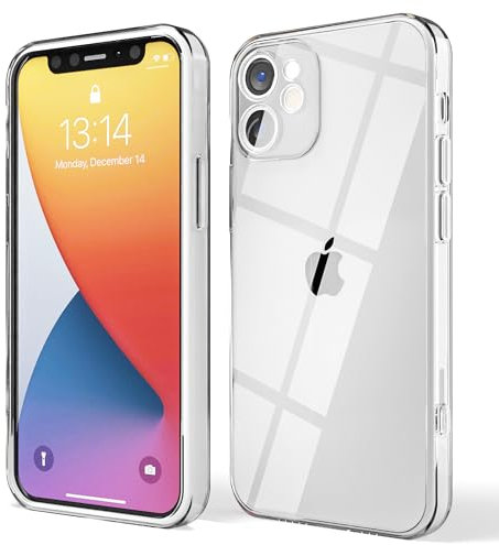 Red Ember Shockproof Case for iPhone, Ultra Slim Protective Liquid Silicone Matte Finish Phone Case with Soft Anti-Scratch Microfiber Lining (Clear, iPhone 11)