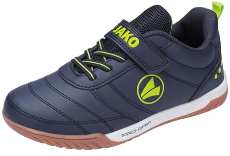 JAKO Jungen Unisex Kinder J-SH Pass EV Hallenturnschuh, dk Navy/Lime, 28 EU