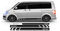 BellaFolia Seitenstreifen Aufkleber Edition passend für VW T4, T5, T6 und T6.1 Farbe wählbar, Multivan, Bulli - Seitenaufkleber 10005.07