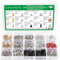 510 Pcs Computer Screw Assortment Kits, PC Motherboard Spacers Screws #6-32 Male to M3 Female Standoffs Sets for Hard Drive Fan Power Graphics Chassis SSD CD-ROM Computer Repair Screws
