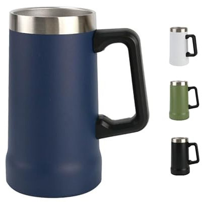 Home Universal ® Jarra Termo de Acero Inoxidable para Cerveza - Mantiene Frío hasta 5 Horas | Perfecta para Camping (Azul)