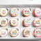 24 x Pre-Cut Happy Birthday Theme Edible Wafer Rice Paper Cupcake Toppers Cake Decorations