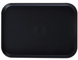 22 * 30.5CM Black Plastic Serving Tray Rectangular Decorative Storage Organizer Tray For Hotel,Home,Restaurant Organizer