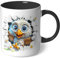 Tasse mit Motiv süßer Baby Adler mit blauen Augen Geschenk Kaffeetasse Geschenkidee Geburtstagsgeschenk Geburtstag Kaffeebecher (Weiß - Schwarz Bild11)