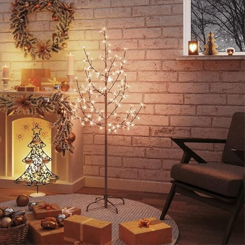 Kirschblüte Led Baum Warmweiß 84 LEDs 120 cm