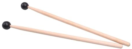 Alasum 2stücke Glockenspiel-schlägel aus Holz mit Gummi-griff für Xylophon und Stimmgabel Angenehmes Spielgefühl für Junge Mädchen und Erwachsene