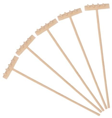 Kisangel Lot De 5 Mini Râteaux à Sable Zen en Plastique pour Bureau Et Jardin Outils De Plateau De Sable Zen Décoration Créative Et Loisirs Détente