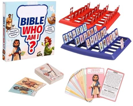 Générique Gesellschaftsspiel rät aus der Bibel für 24 interaktive Charaktere, klassisches Spielzeug – Gesellschaftsspiele für soziale Situationen, Schule, Haus, Familienzeit