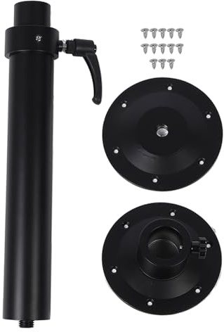 AOWINHIT 450 to 725mm RV Table Leg Base Set Adjustable Detachable Aluminum Alloy Table Leg Pedestal Mount Campervan Pontoon Yacht Deck
