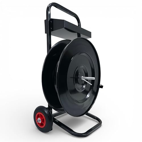 DeTec. Profi-Abrollwagen für PP/PET-Umreifungsband 406 mm Kern
