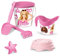 Mondo Toys - BUCKET SET + WATER CAN BARBIE - Juego de cubo de arena ø17 cm con jarra de agua - Juego de playa (6 piezas) para niños a partir de 3 años - 18443