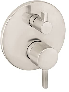 hansgrohe 4447820 04447820 Duschwand, gebürsteter Nickel, Small