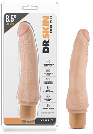Blush Realistics Vibrator Fleisch 21.5cm - 4cm 2 x AA PVC 8 inch vibrator
