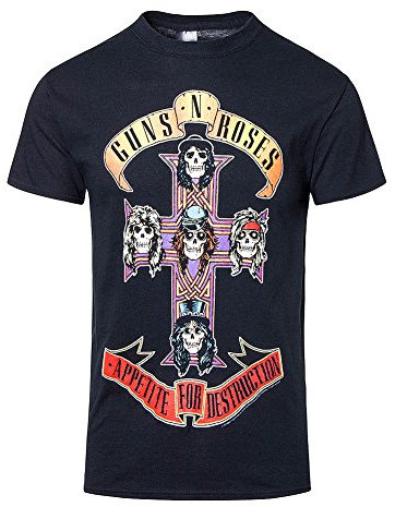 Guns N Roses T Shirt - Appetite for Destruction 100% Official