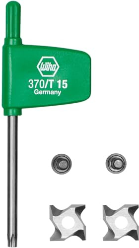 Festool Hartmetallwendeplatte HW-WP R1 D28 KL12,7 OFK Fräser | Ersatzplatte für OFK-Fräser – Durchmesser 28 mm, R 1 mm, Kugellager 12,7 mm, inkl. TX-Schlüssel