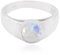 echte Edelsteine ​​runden Cabochon Prehnit Ringe - 925 Silber grünen Prehnit echten Edelsteinen Ring - großer Schmuck meist Verkäufer Geschenk für Mama Geburtstag Oval geschnitten