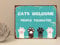 the sticker studio ltd Cats Welcome People Tolerated Quote House Novelty Metal Plaque Sign Gift fcp82