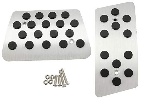 Viviance Aluminium Alloy Foot Rest Car Non Slip Pedal Plate Bremsbeläge Für Je-ep Wrangler Jk 2007-2016