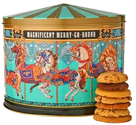 Merry Go Round Musical Biscuit Tin, 500g