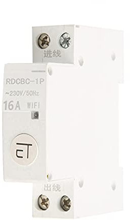 16A Leistungsschalter Intelligenter WIFI-Leistungsschalter-Timer-Schalter für Verteilerkasten 1P AC230V 50Hz IP20 (1P 16A)