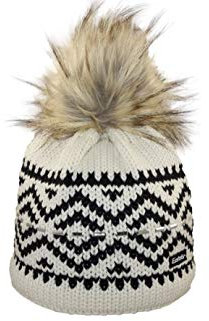 Eisbär Cassy Lux Crystal Pompon Mütze (Weiss)