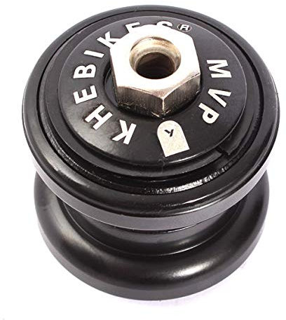 KHE BMX Freestyle Steuersatz 1 1/8 Zoll und Hohlschraube schwarz nur 132g 10-teilig