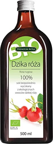 Jus de Rose Sauvage 100% BIO 500ml Premium Rosa