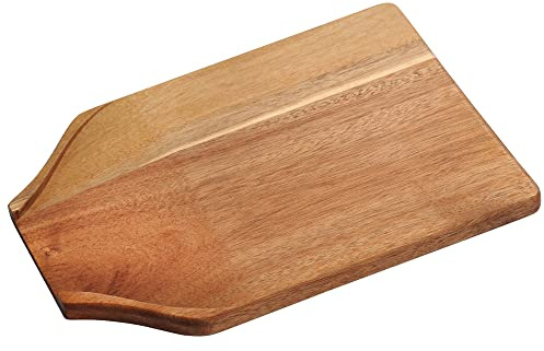 KESPER 28126 Schneidebrett mit Ablauf, Akazienholz, 36 x 25 x 2 cm/Schneidbrett