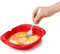 SMELEYOU Omelet Maker Microwave Easy Bacon Microwave Omelette Egg Maker Silicone Omelette Tool Non Stick Roll Baking Pan Kitchenware, Red