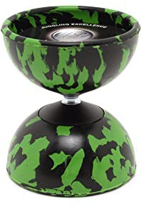 Mister Babache 3379 Diabolo Medium Harlekin, schwarz/grün, No Size