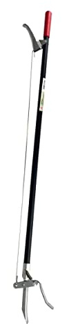 Greifzange 87 cm - Müllzange & Papierzange mit Gummigriff | Ergonomische Greifhilfe für Müll und Papier, Mechanismus, 1,33 kg Eigengewicht, einfaches Aufheben ohne Bücken