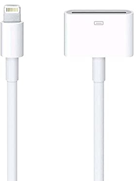 Lightning to 30-Pin Adapter, [Apple MFi Certified] iPhone Charging Data Sync Connector Cable 8-Pin Male to 30-Pin Female Output Adapter Compatible iPhone 13/12/11/X/8/7/6/5/4S/4/3/3G/iPad/iPod(0.2 m)